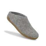 Glerups The Slip-On with Leather Sole | Grey