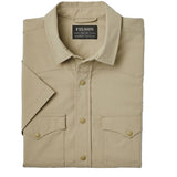 Filson Twin Lakes Short Sleeve Snap Front Shirt | Dry Grass