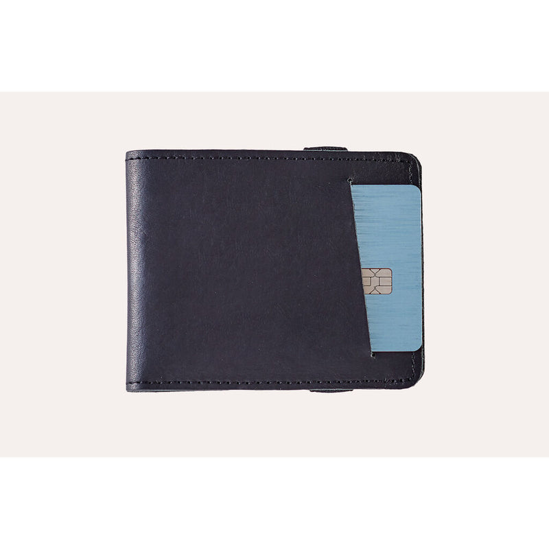 Kiko Leather Cash Fold | Black
