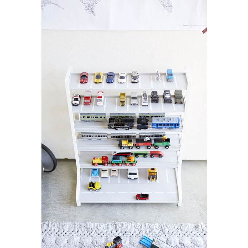 Yamazaki Car and Train Toy Storage Garage