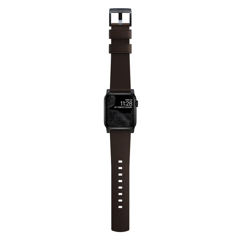 Hello Nomad Active Apple Watch Strap Pro 44mm/42mm | Classic Brown Leather