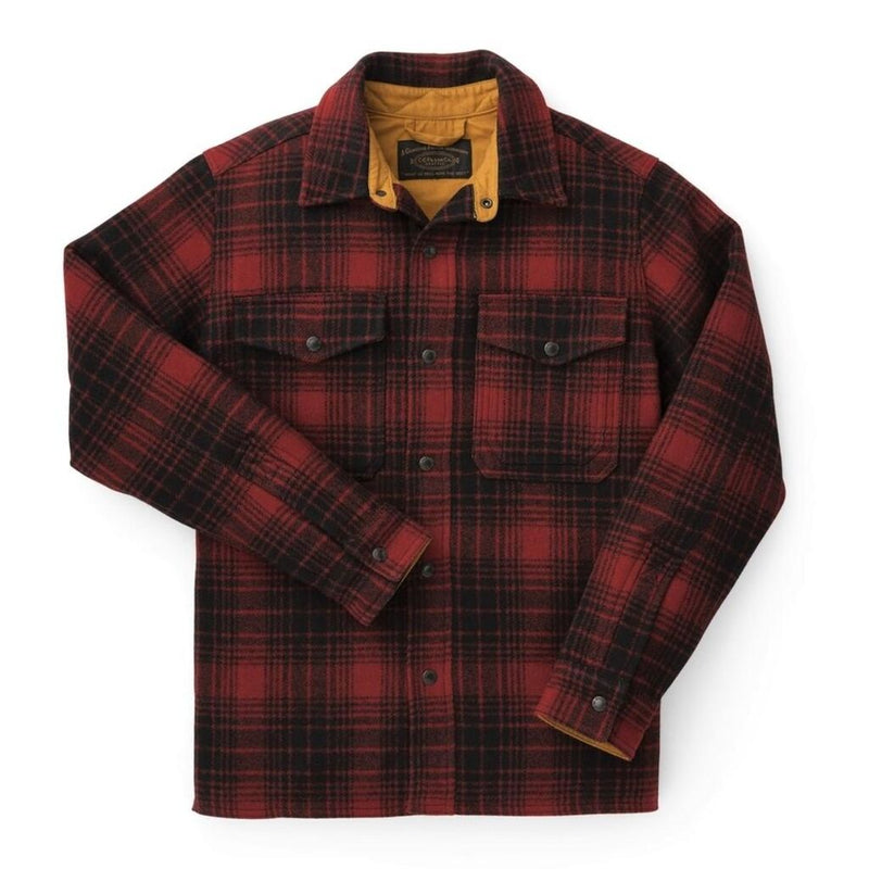 Filson Mackinaw Wool Jac Shirt | Oxblood/Black