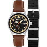 AVI-8 Hawker Hurricane Mckellar Dual Time Watch | Metropolis Black
