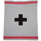 In2green Swiss Cross with Stripes Eco Throw