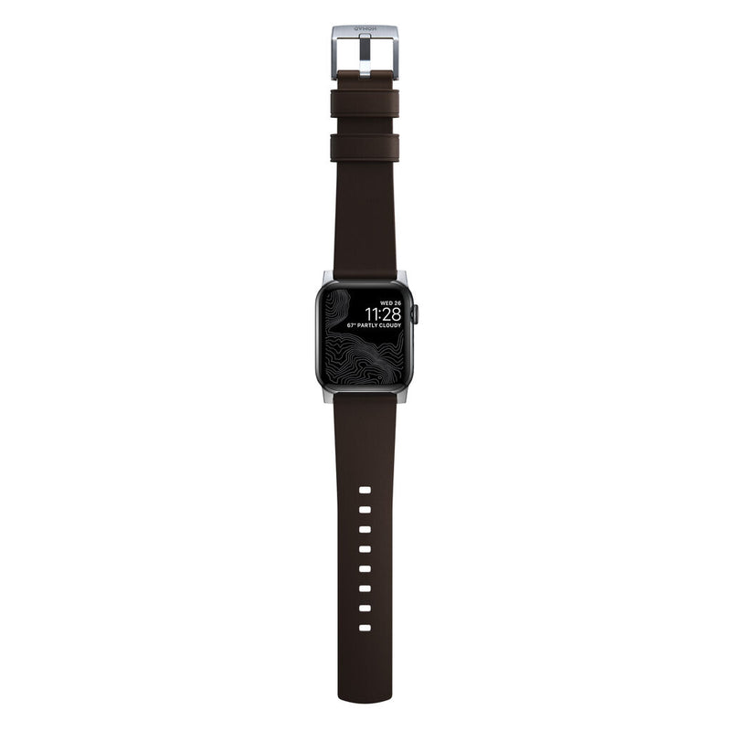 Hello Nomad Active Apple Watch Strap Pro 44mm/42mm | Classic Brown Leather