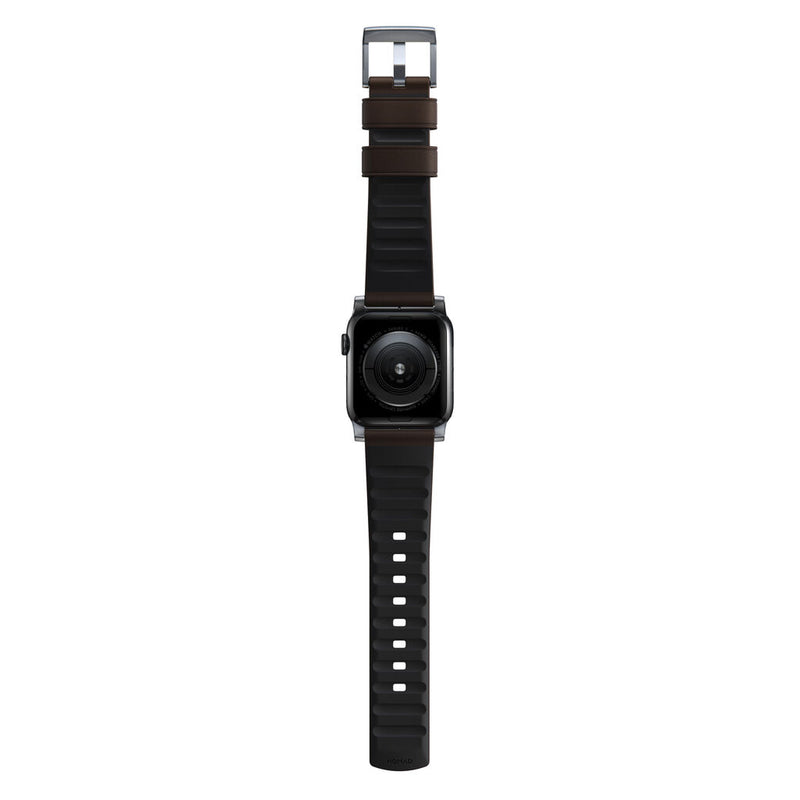 Hello Nomad Active Apple Watch Strap Pro 44mm/42mm | Classic Brown Leather