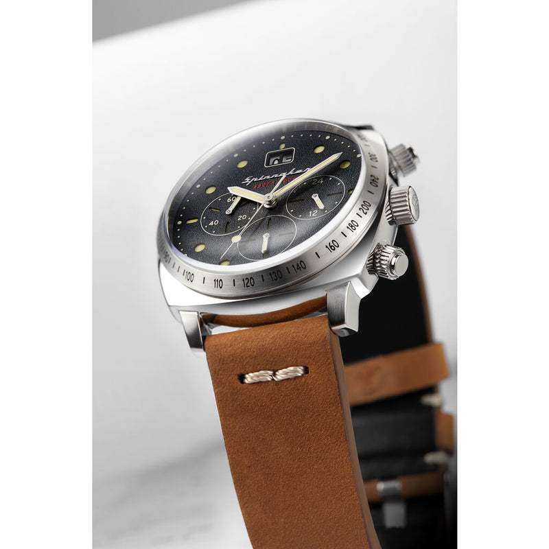 Spinnaker Hull Chronograph SP-5068-01 Quartz Watch | Black/Brown