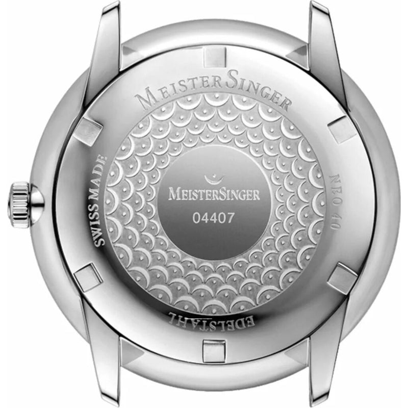 MeisterSinger Neo Plus Watch | 40mm Black Azure Dial / Shell Cordovan Black