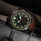 AVI-8 Hawker Hurricane Mckellar Dual Time Watch | Metropolis Black