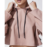 Michi Mysa Crop Hoodie | Rose Quartz