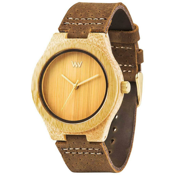 WeWood Dellia Bamboo Wood Watch | Bamboo/Leather-WDELBB