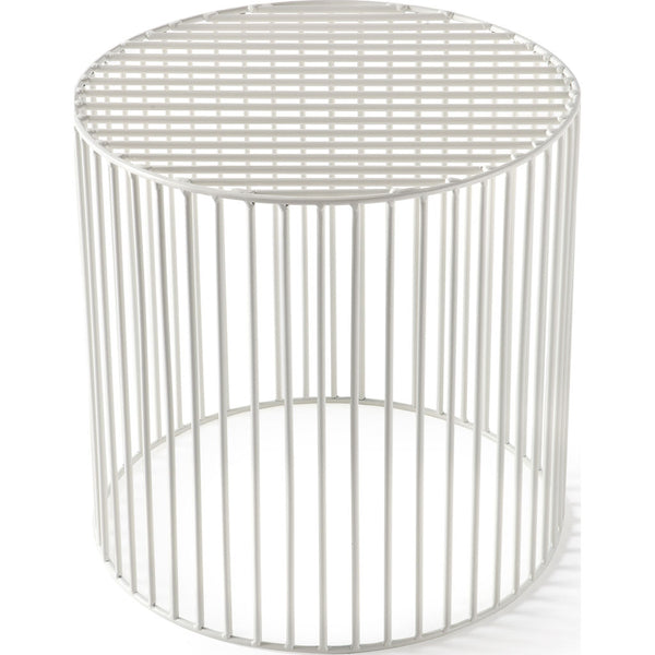 Atipico Tamburo Rounded Coffee Table | Signal White 7020