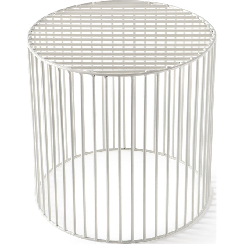 Atipico Tamburo Rounded Coffee Table | Signal White 7020