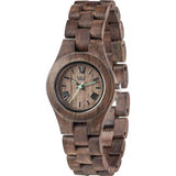 WeWood Criss Rough Indian Rosewood Wood Watch | Chocolate Wcrcho
