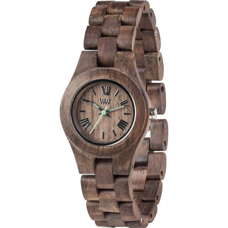 WeWood Criss Rough Indian Rosewood Wood Watch | Chocolate Wcrcho