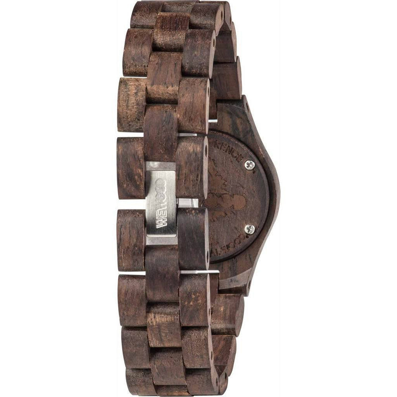 WeWood Criss Rough Indian Rosewood Wood Watch | Chocolate Wcrcho