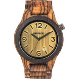 WeWood Alpha Zebrano Wood Watch | Zebra Wood