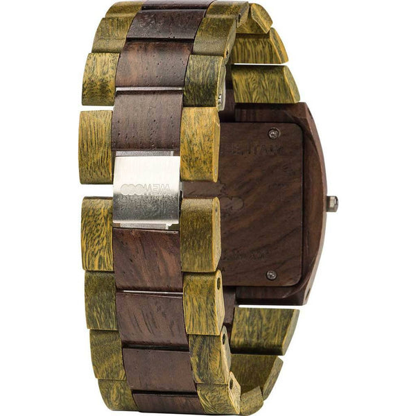 WeWood Jupiter Rosewood/Guaiaco Wood Watch | Chocolate/Army