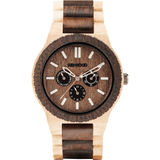 WeWood Kappa Bicolor Indian Rosewood/Maple Wood Watch | Choco Crema WKCHCR