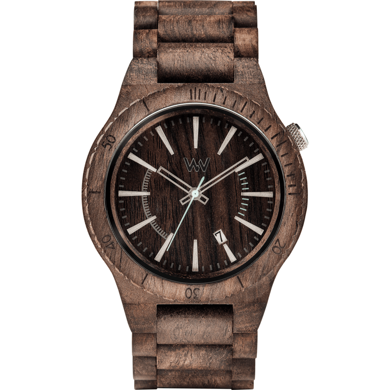 WeWood Assunt Rough Indian Rosewood Watch | Chocolate
