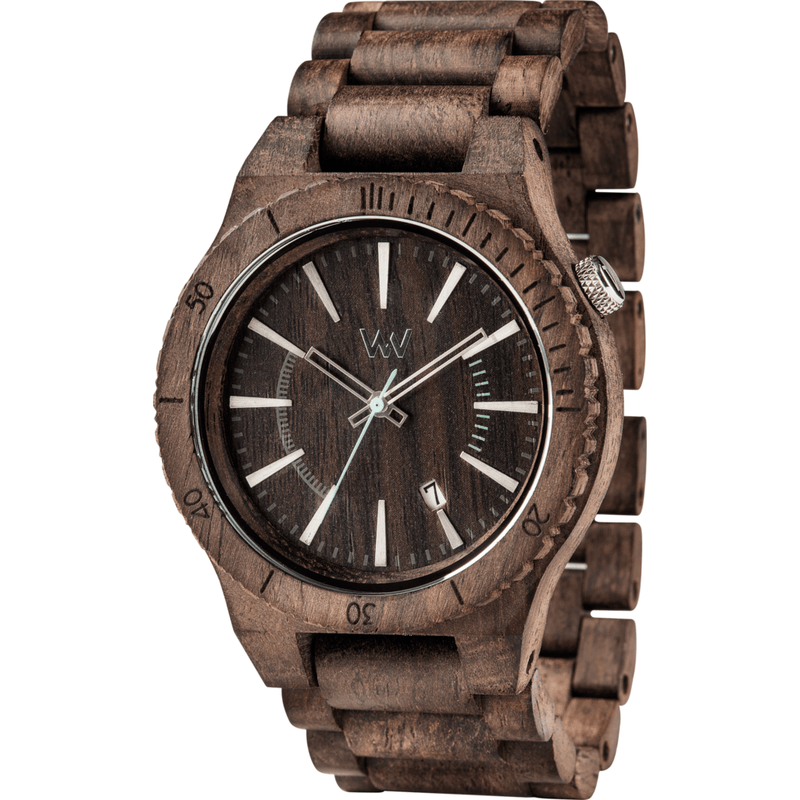 WeWood Assunt Rough Indian Rosewood Watch | Chocolate