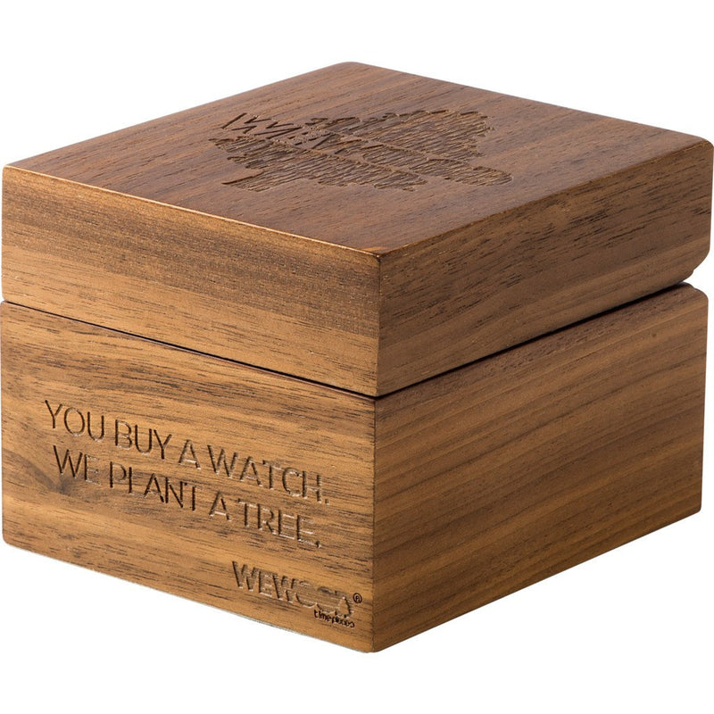 WeWood Leo Leather US Army Wood Watch | Brown WLLAUS