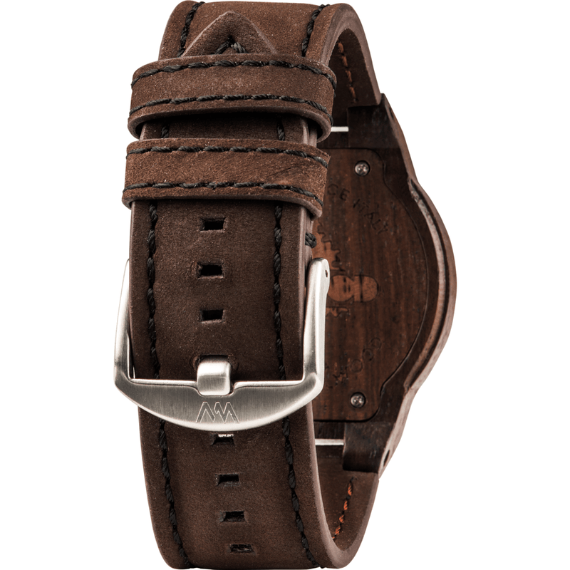 WeWood Leo Indian Rosewood Watch | Chocolate/Leather
