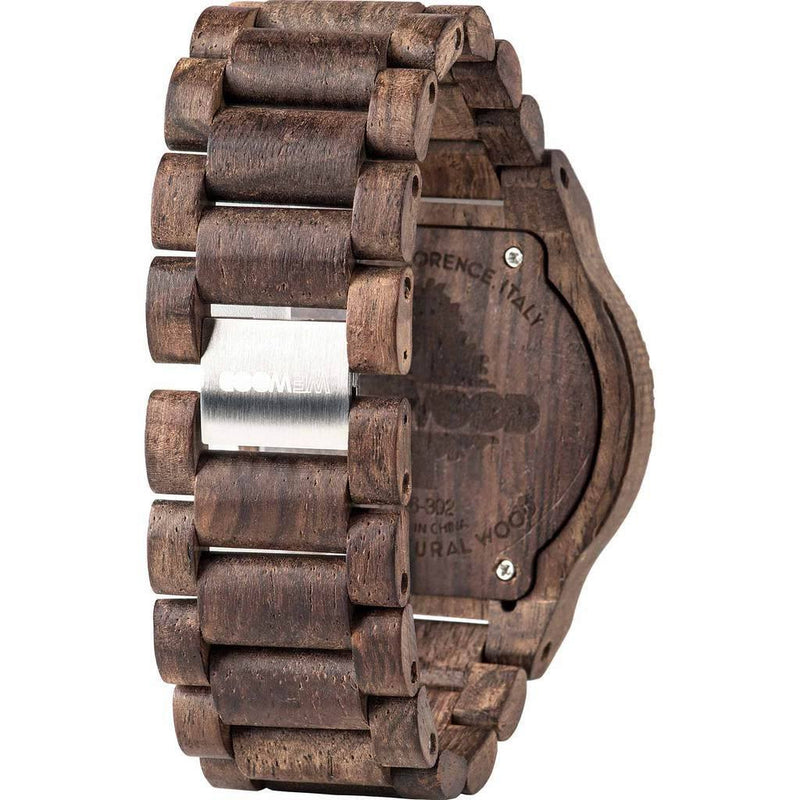 WeWood Allium Mica Rosewood Rough Wood Watch | Chocolate