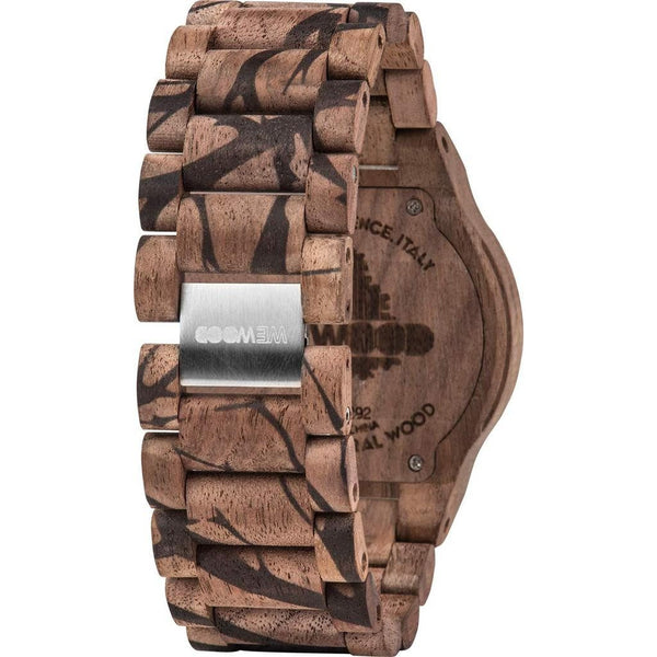 WeWood Alpha Nature Tree Nut Wood Watch | Walnut Print