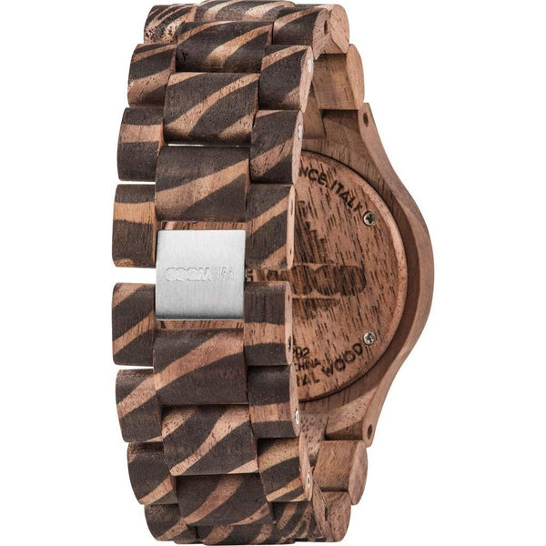 WeWood Date Nature Zebra Nut Wood Watch | Walnut Wdnznu