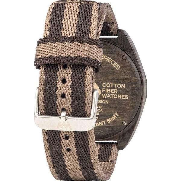 WeWood Phoenix Cotton Fiber Wood Watch | Wenge Earth WPH46WE