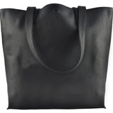 Kiko Leather Street Leather Tote | Black-705-1