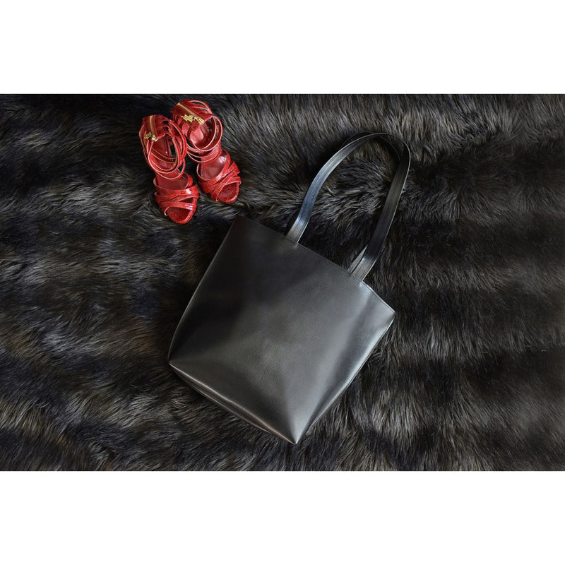 Kiko Leather Everyday Leather Tote | Black-707-1