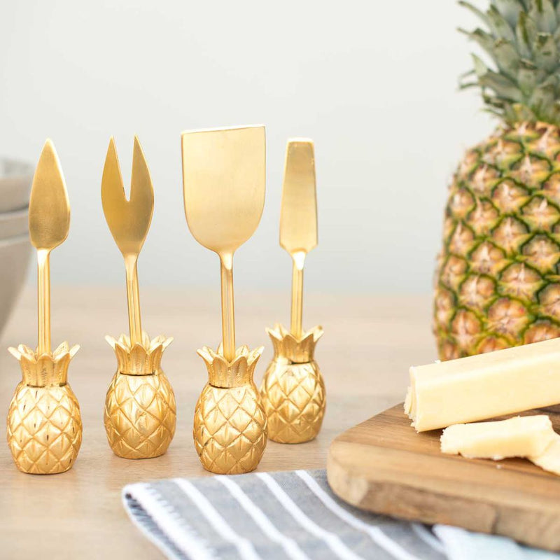 Zestt Luau Pineapple Cheese Knife Set | Set of 4 70929
