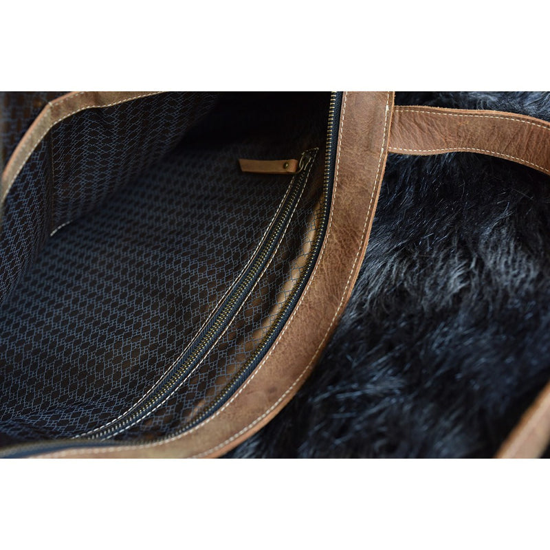 Kiko Leather On The Go Leather Tote | Brown-713-2