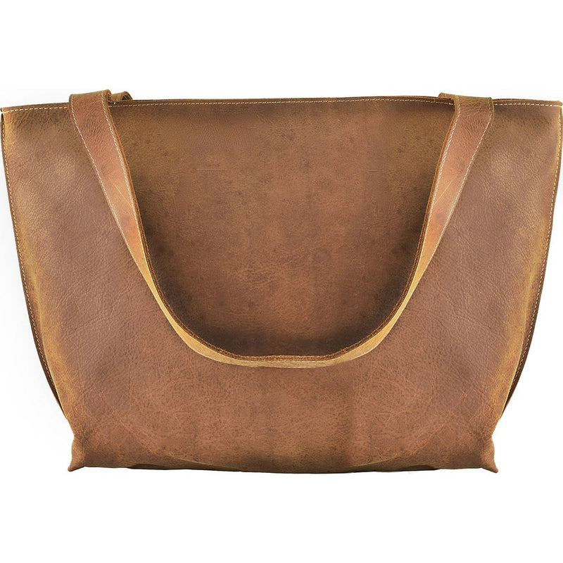 Kiko Leather On the Go Leather Tote Bag | Brown