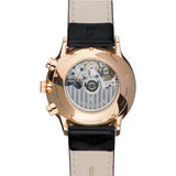 Junghans Meister Chronoscope Gold Watch | Black Strap 027/7023.01