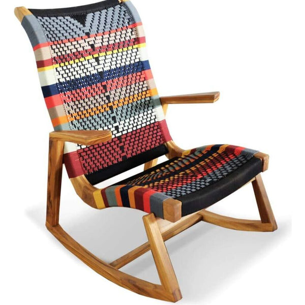 Masaya & Company Amador Rocking Chair | Oiled Teak