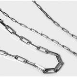 Awe Inspired Chunky Paperclip Necklace