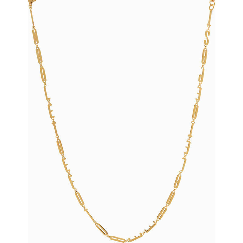 Awe Inspired “INHALE THE FUTURE EXHALE THE PAST” Affirmation Necklace STANDARD 16"-18"