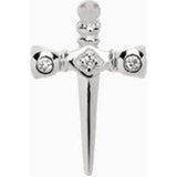 Awe Inspired Sword Stud Earring