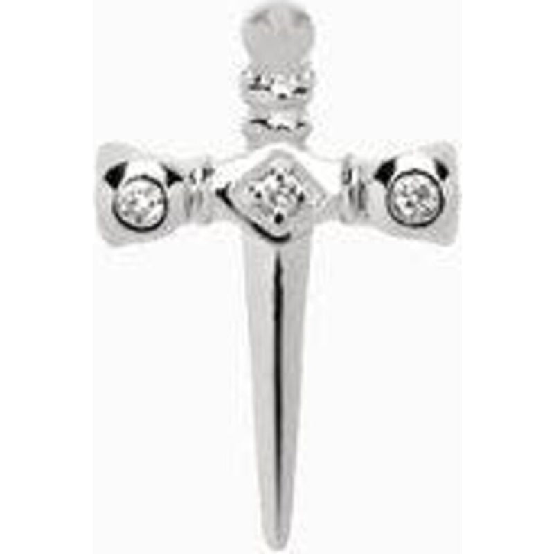 Awe Inspired Sword Stud Earring