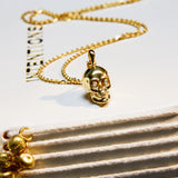 Awe Inspired Skull Necklace Cable Chain STANDARD 16"-18"