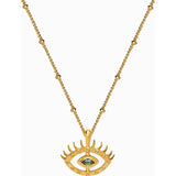 Awe Inspired Evil Eye Necklace & Chain