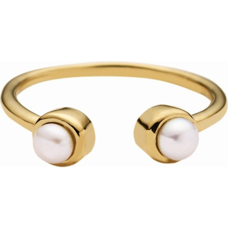 Awe Inspired Double Pearl Ring