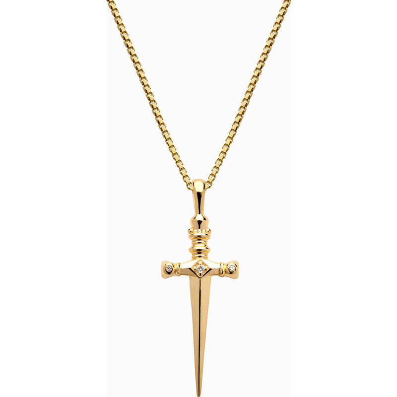 Awe Inspired Sword Necklace & Chain