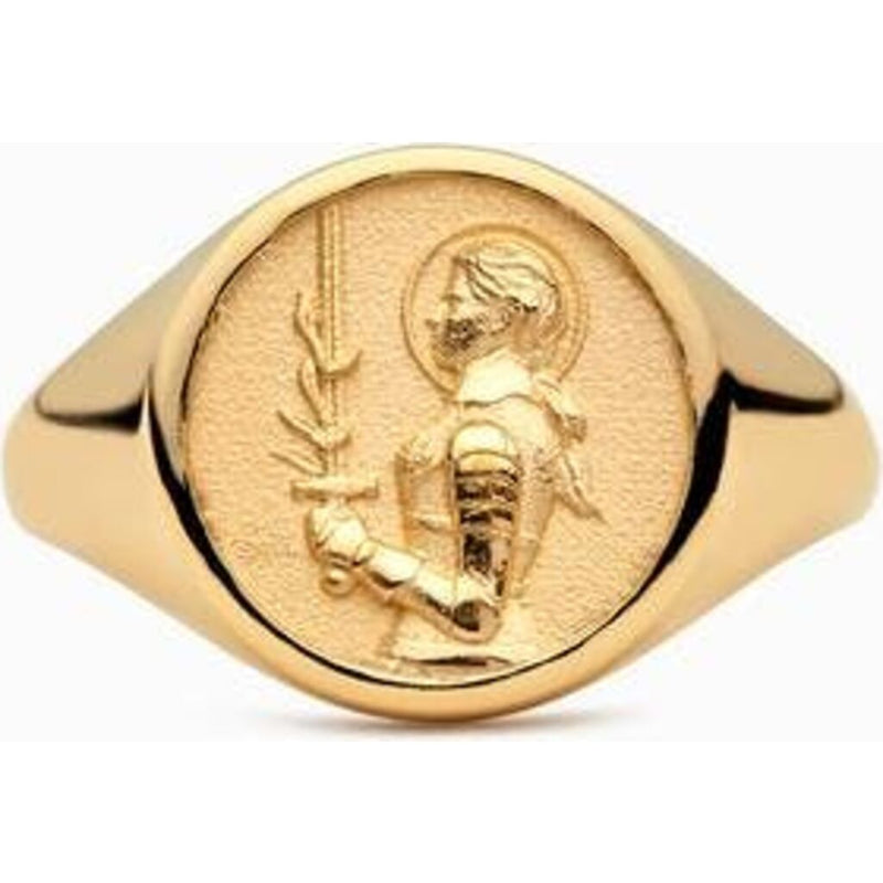 Awe Inspired Joan of Arc Signet Ring