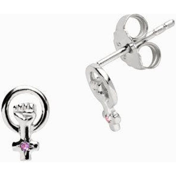 Awe Inspired Woman Power Stud Earring