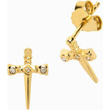 Awe Inspired Sword Stud Earring