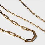 Awe Inspired Chunky Paperclip Necklace